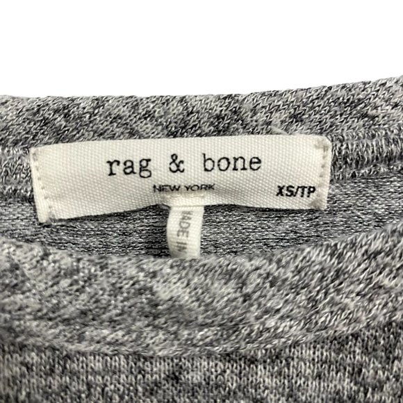 Rag‎ & Bone Long Sleeve Heather Grey Shirt Size XS - Picture 2 of 6